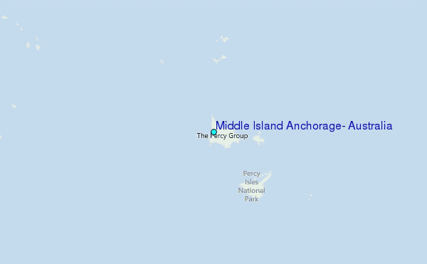 Middle Island Anchorage, Australia Tide Station Location Map