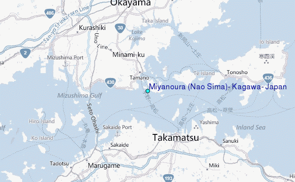 Miyanoura (Nao Sima), Kagawa, Japan Tide Station Location Map