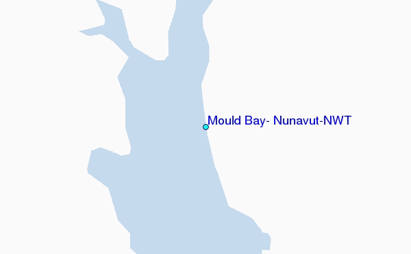 Mould Bay, Nunavut/NWT Tide Station Location Map