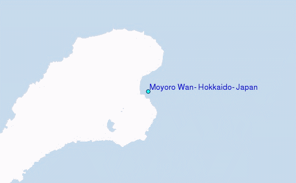 Moyoro Wan, Hokkaido, Japan Tide Station Location Map
