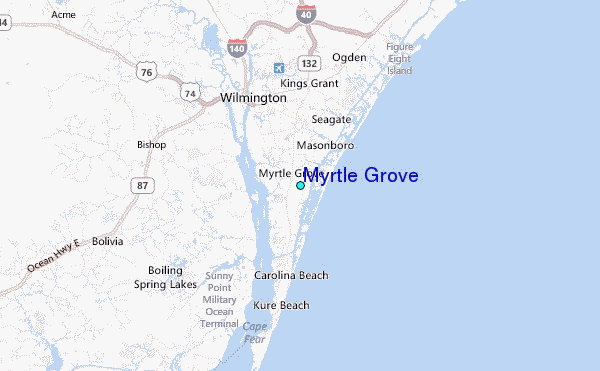 Myrtle Grove Tide Station Location Guide