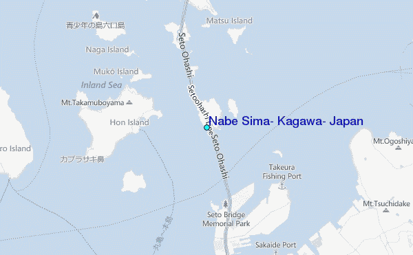 Nabe Sima, Kagawa, Japan Tide Station Location Guide