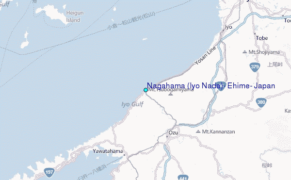 Nagahama (Iyo Nada), Ehime, Japan Tide Station Location Map