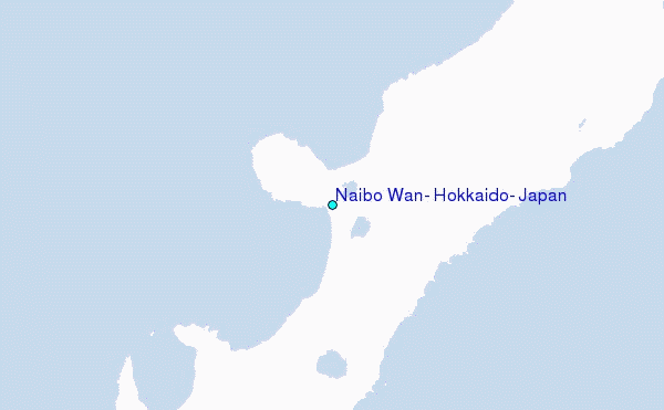 Naibo Wan, Hokkaido, Japan Tide Station Location Map