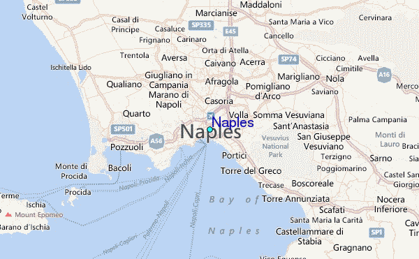 Naples Tide Station Location Map