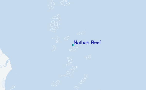 Nathan Reef Tide Station Location Map