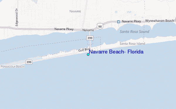 navarre beach florida map Navarre Beach Florida Tide Station Location Guide navarre beach florida map