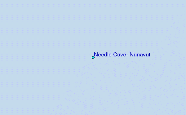 Needle Cove, Nunavut Tide Station Location Map