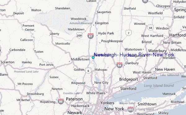 Newburgh, Hudson River, New York Tide Station Location Guide