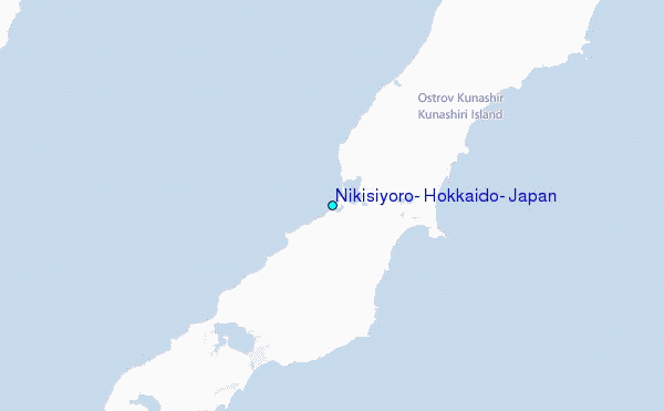 Nikisiyoro, Hokkaido, Japan Tide Station Location Map