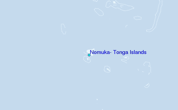 Nomuka, Tonga Islands Tide Station Location Map