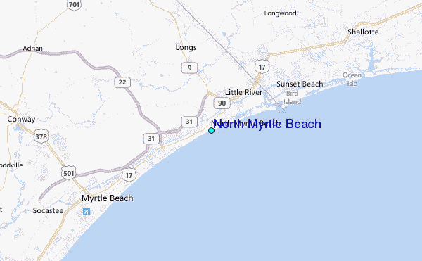 North Myrtle Beach Tide Station Location Guide