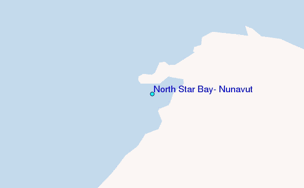 North Star Bay, Nunavut Tide Station Location Map