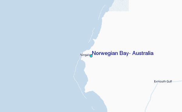 Norwegian Bay, Australia Tide Station Location Map
