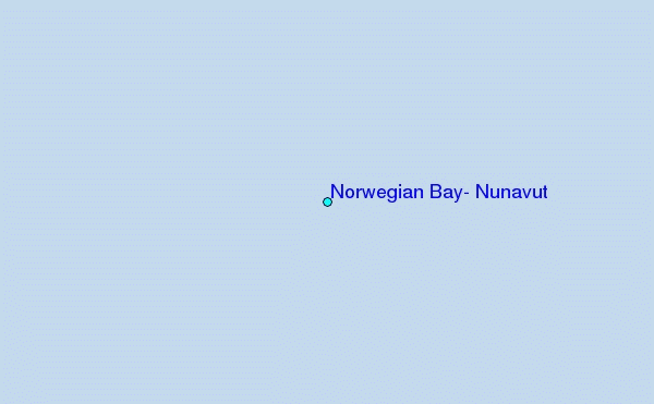 Norwegian Bay, Nunavut Tide Station Location Map