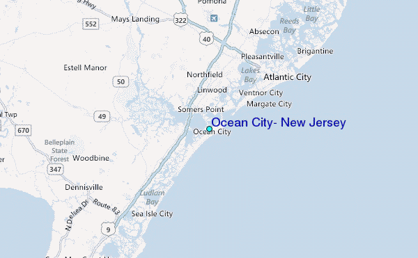 map ocean city nj Ocean City New Jersey Tide Station Location Guide map ocean city nj