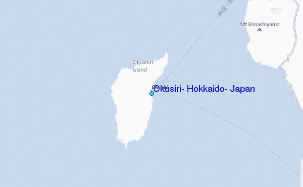 Okusiri, Hokkaido, Japan Tide Station Location Map