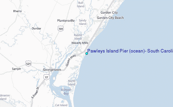 Pawleys Island Pier Tide Chart