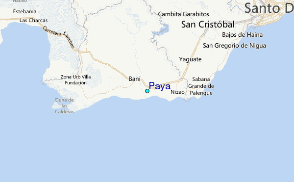 Paya Tide Station Location Map
