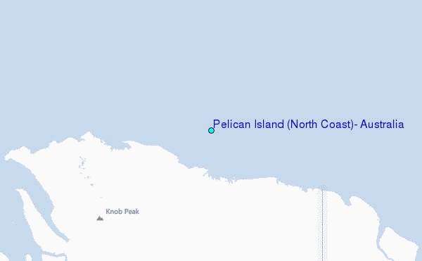 Pelican Island (North Coast), Australia Tide Station Location Map