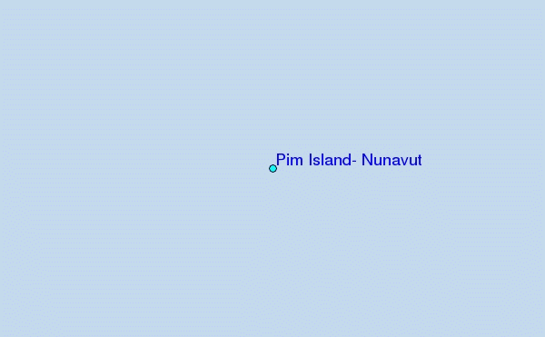 Pim Island, Nunavut Tide Station Location Map