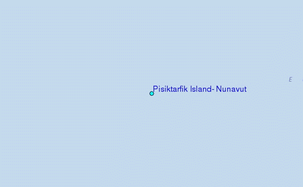 Pisiktarfik Island, Nunavut Tide Station Location Map