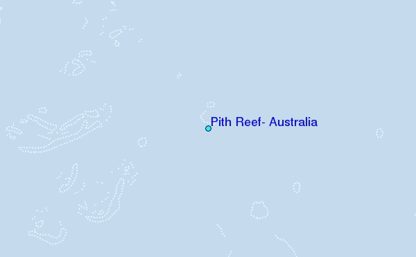 Pith Reef, Australia Tide Station Location Map