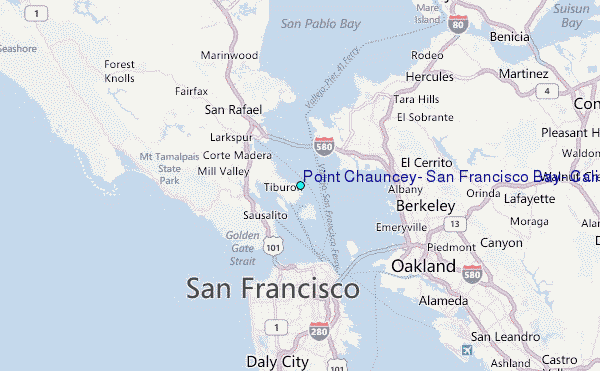 Point Chauncey San Francisco Bay California Tide Station