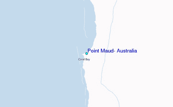 Point Maud, Australia Tide Station Location Map