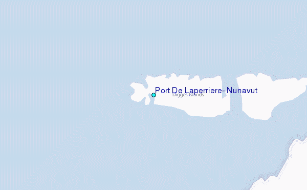 Port De Laperriere, Nunavut Tide Station Location Map
