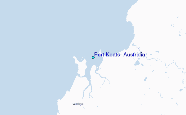 Port Keats, Australia Tide Station Location Map
