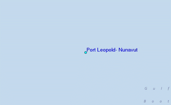 Port Leopold, Nunavut Tide Station Location Map