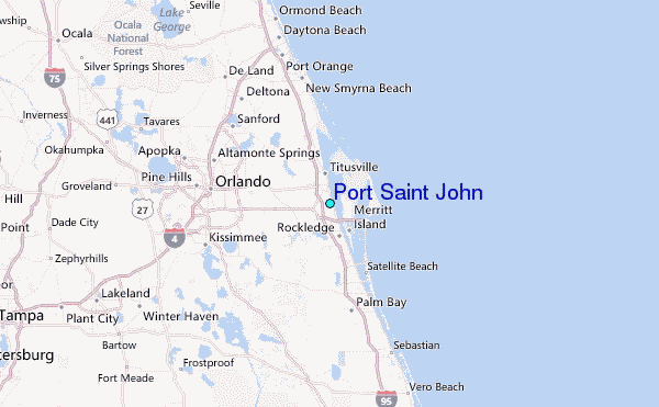 Port Canaveral Florida Map