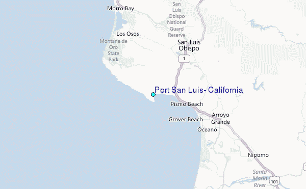 San Luis Obispo Tide Chart