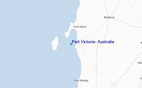 Port Victoria, Australia Tide Station Location Map