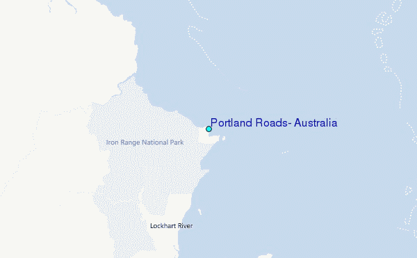 Portland Roads, Australia Tide Station Location Map