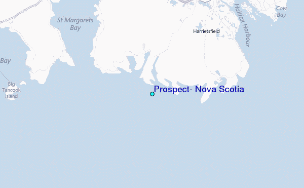 Prospect, Nova Scotia Tide Station Location Map