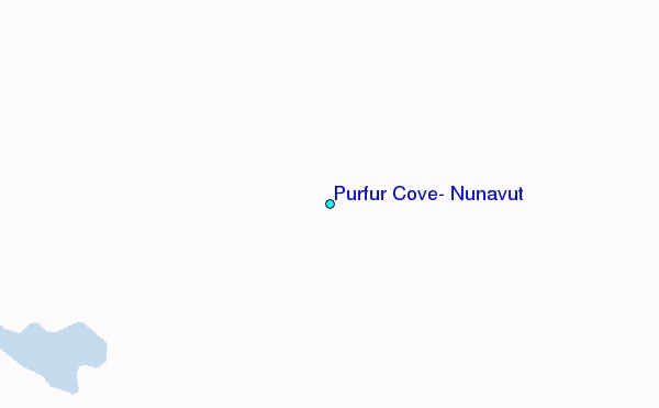 Purfur Cove, Nunavut Tide Station Location Map