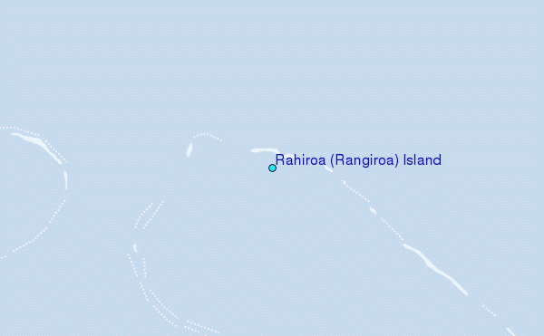 Rahiroa (Rangiroa) Island Tide Station Location Map