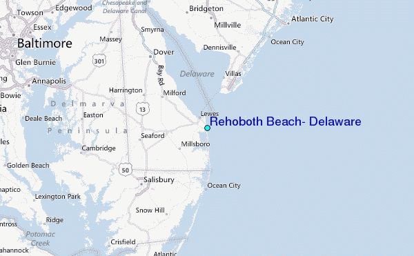 Rehoboth Beach Outlets Map Iucn Water