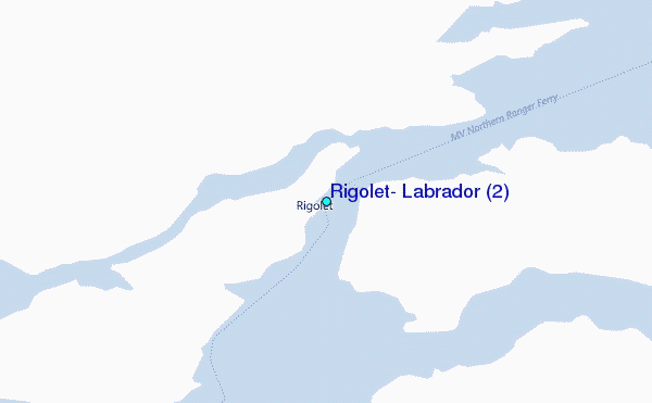 Rigolet, Labrador (2) Tide Station Location Map