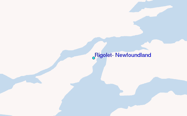 Rigolet, Newfoundland Tide Station Location Map