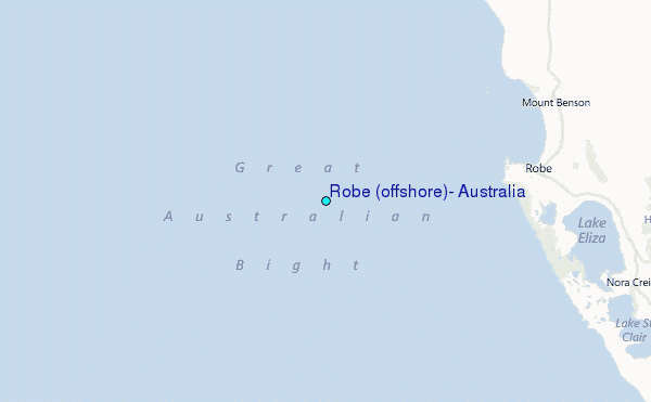 Robe (offshore), Australia Tide Station Location Map