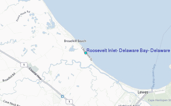 Tide Chart Roosevelt Inlet Lewes Delaware