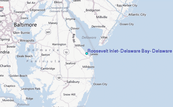 Roosevelt Inlet Tide Chart