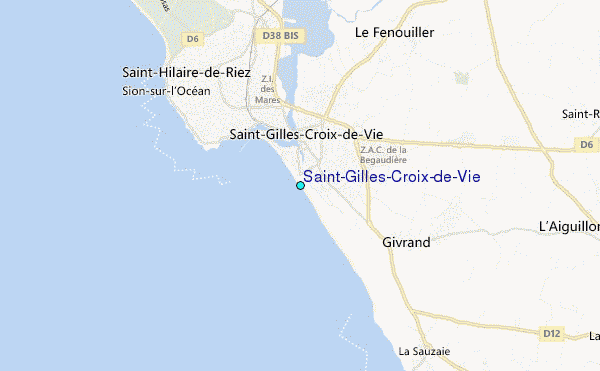 Saint-Gilles-Croix-de-Vie Tide Station Location Guide