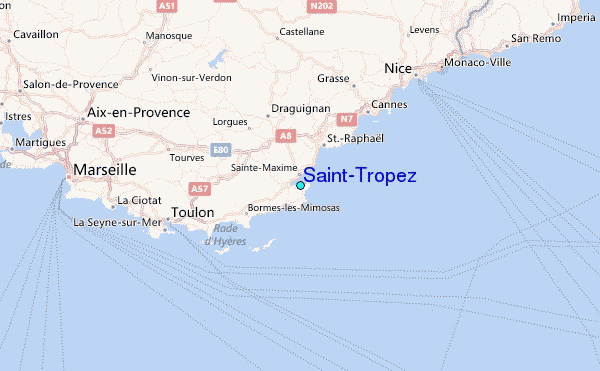 Map Of France Saint Tropez - United States Map
