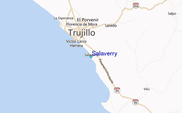 Salaverry Tide Station Location Map