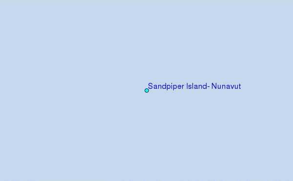 Sandpiper Island, Nunavut Tide Station Location Map