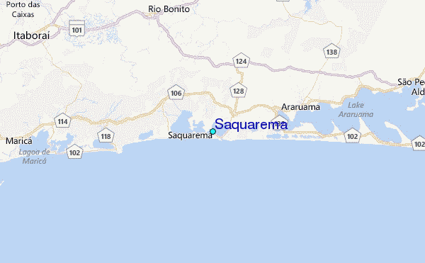 Saquarema Tide Station Location Map